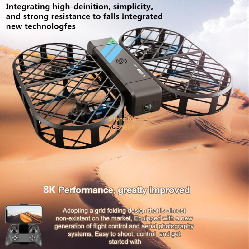 Hobby Rc Quadcopters - 8K HD Camera 360° Protection Optical