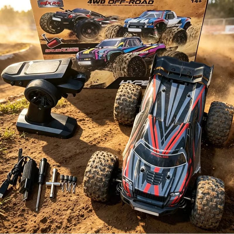 Rc Hobby Grade Monster Truck - MJX Hyper Go 16210 1/16 Dark