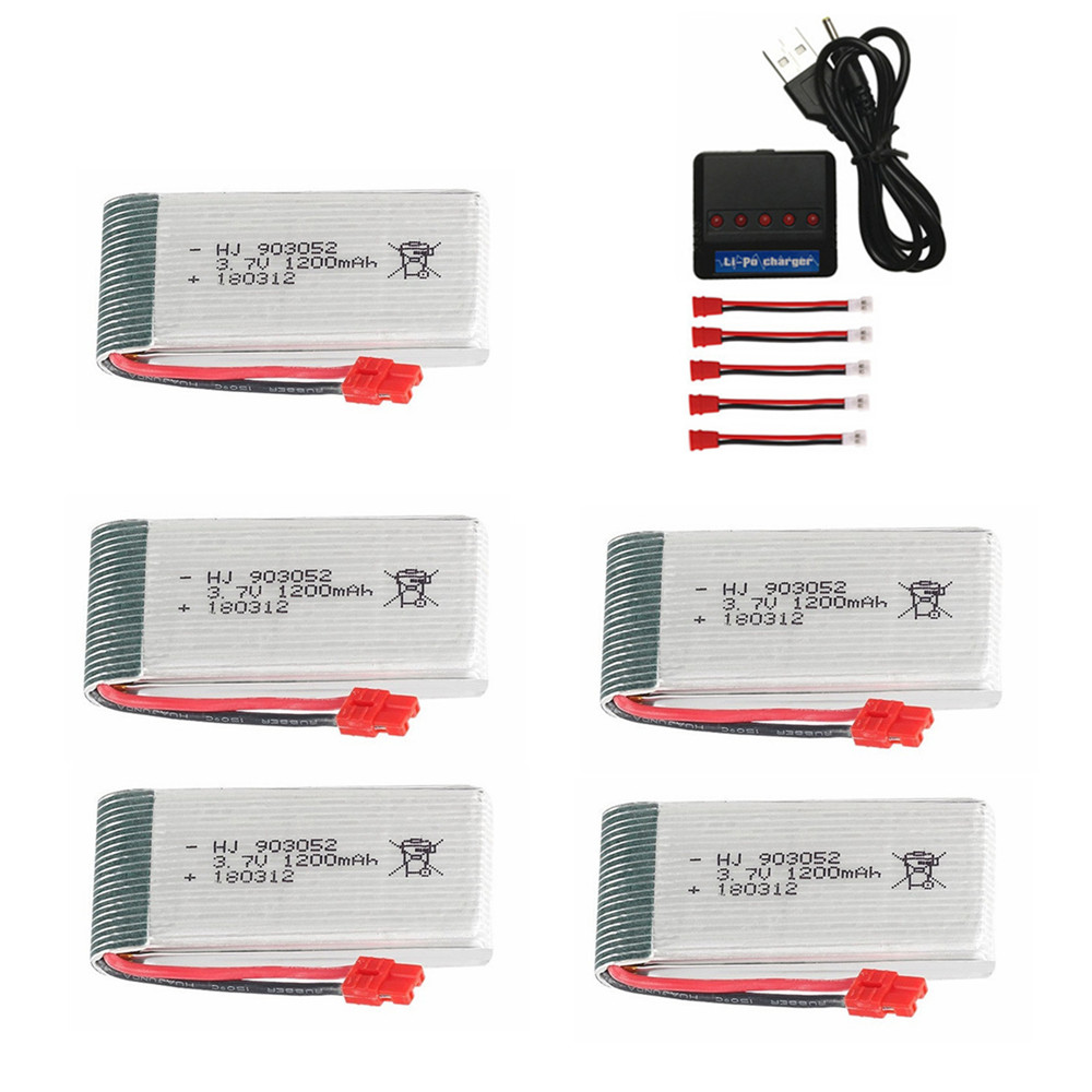 Rc Hobby Hub - 3.7V 1200mAh 903052 lipo battery for