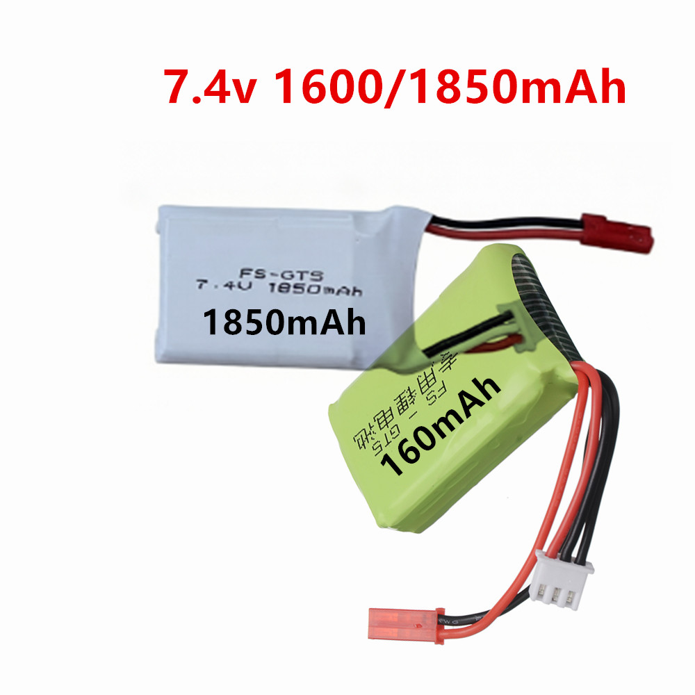 Rc Hobby Models - 7.4V 1600mAh 1850mah LiPo Battery for