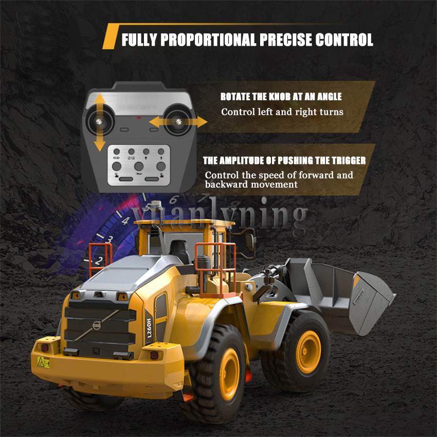 Rc Hobby Excavator - 1/16 Electric Remote Control Car Alloy