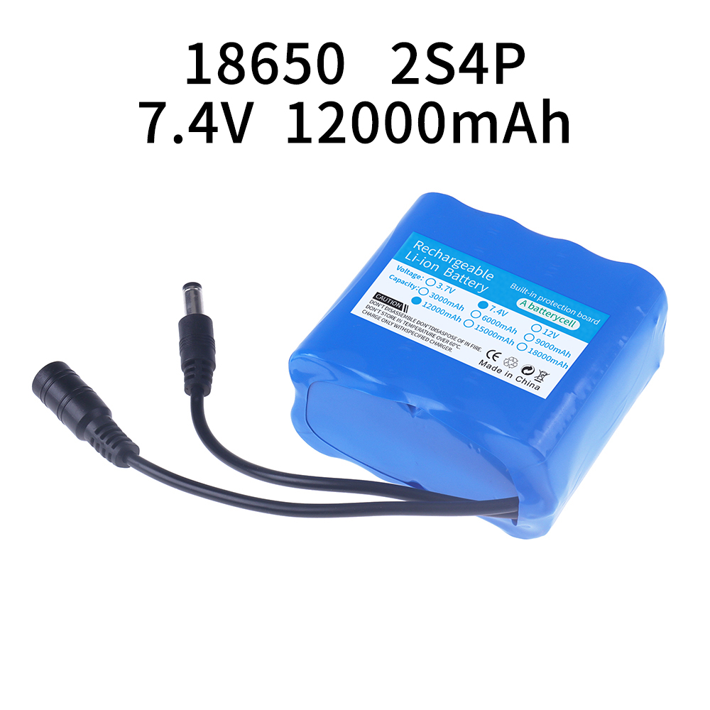 2S4P 18650 Lithium Battery 7.4 - Rc Hobby Hub recension och pris