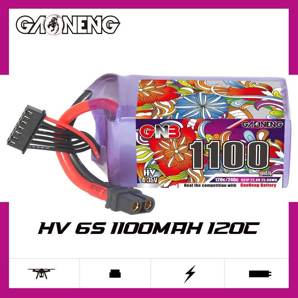 2Pcs GNB 6S Lipo Battery 22.8V - Fpv Racing Quadcopter recension och pris