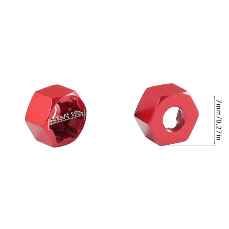 4Pcs 5mm To 7mm Hex Wheel Hub  - Wheel Hex Adapter recension och pris