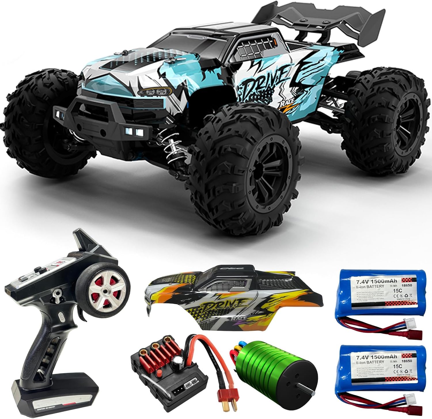 Brushless RC Monster Truck 1:1 - Rc Hobby Grade Monster Truck recension och pris