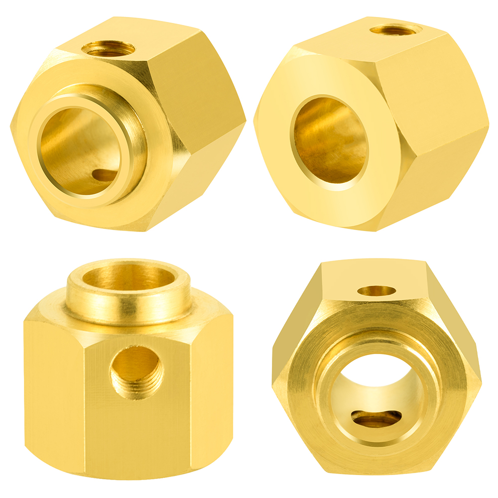 YEAHRUN 4PCS Brass 12MM Wheel  - Wheel Hex Adapter recension och pris