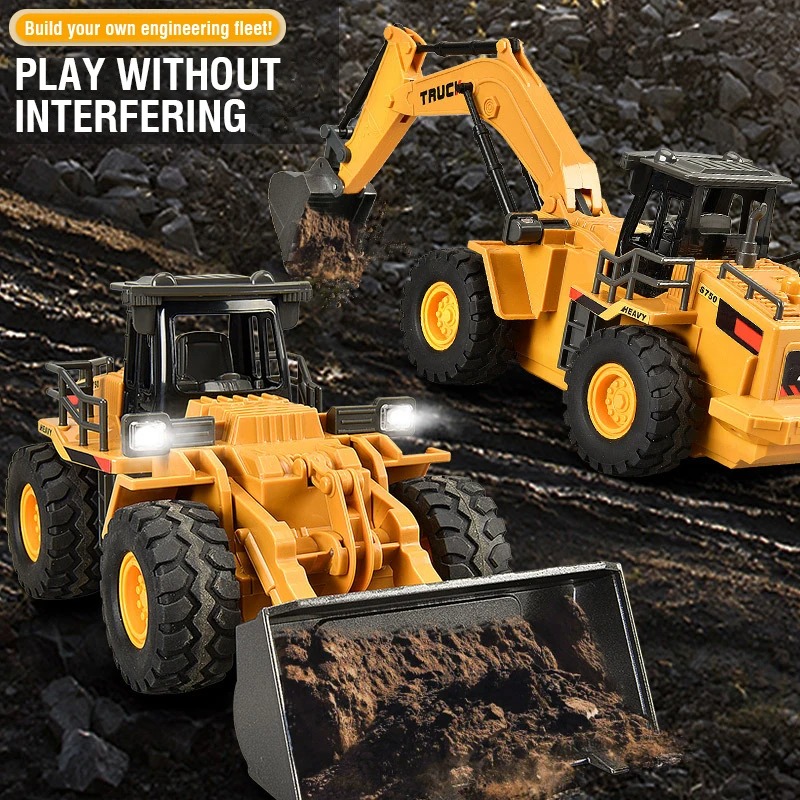 9CH Alloy RC Excavator Dump Tr - Rc Hobby Excavator recension och pris