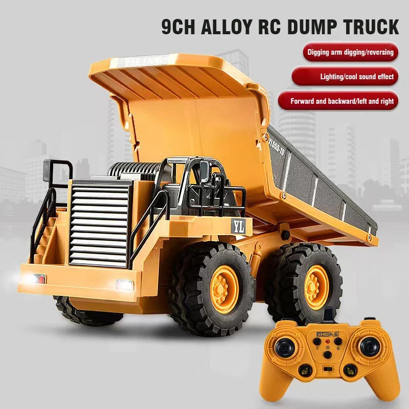 9CH Alloy RC Excavator Dump Tr - Rc Hobby Excavator recension och pris