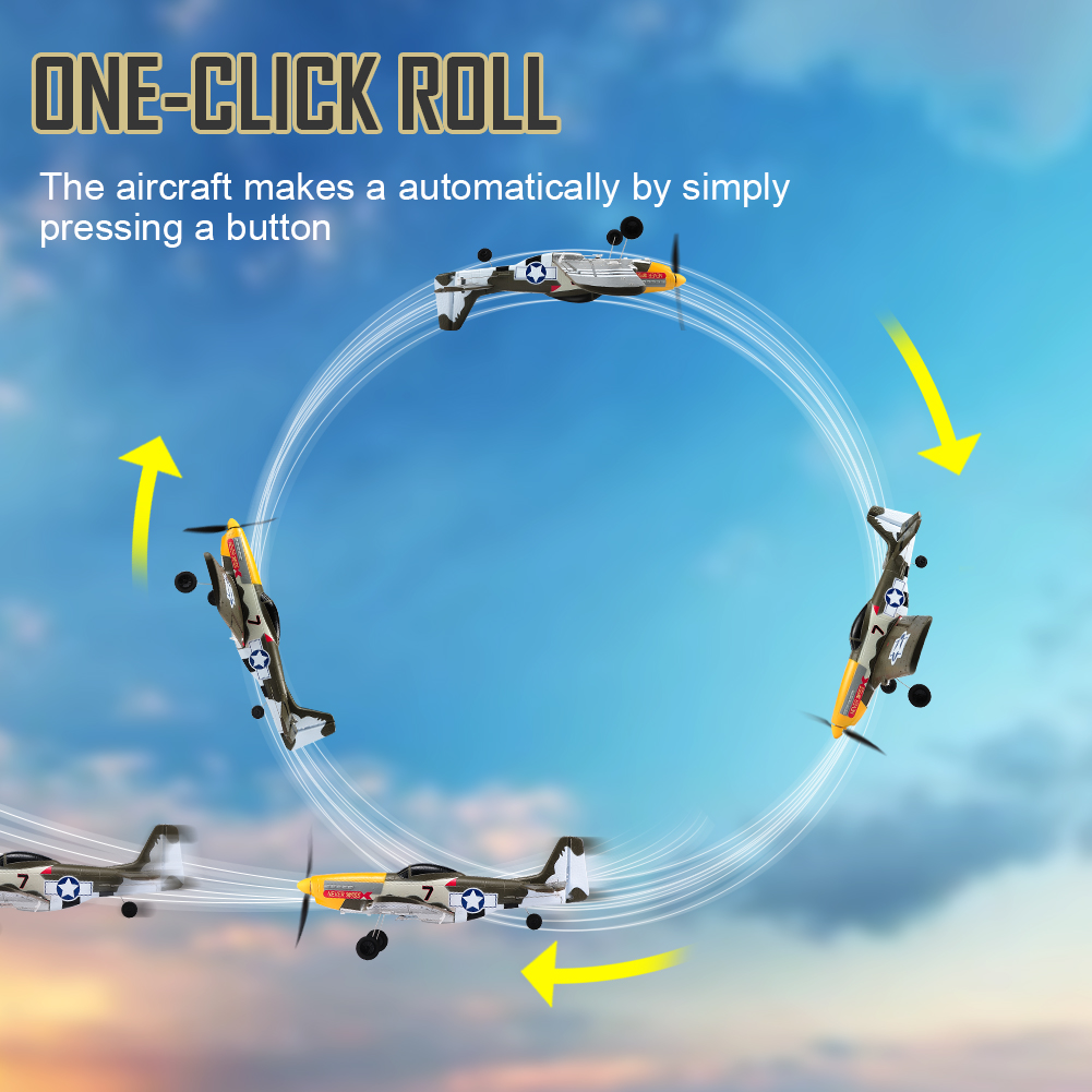 RC Plane P51 Mustang 2.4G Radi - Rc Hobby Plane recension och pris