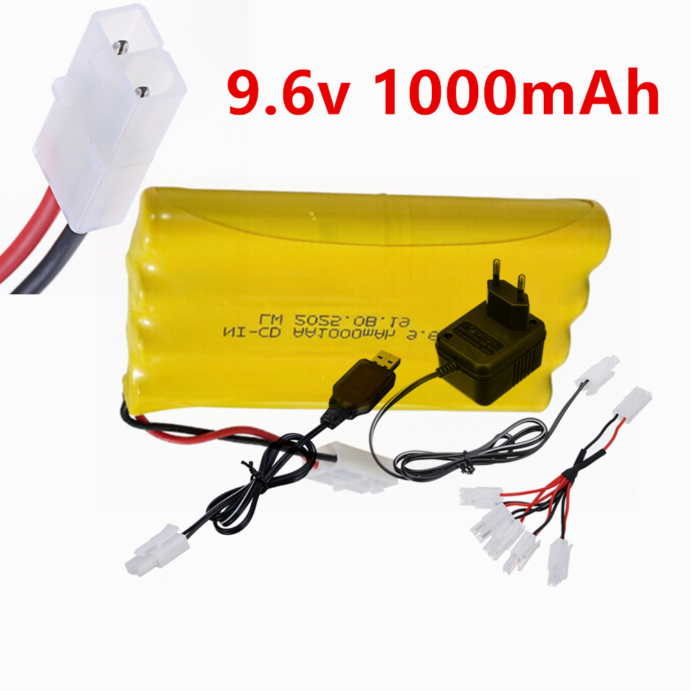 9.6v 1000mAh Ni-CD AA Recharge - Rc Hobby Models recension och pris
