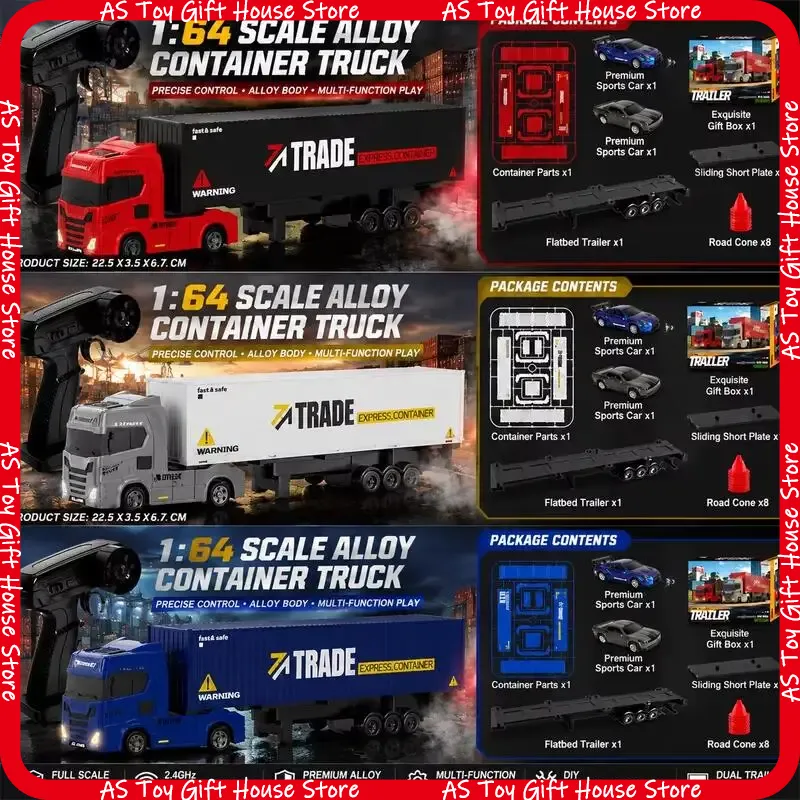 Rtr 1 64 Scale Rc Trailer Truc - Rc Hobby Grade Truck recension och pris