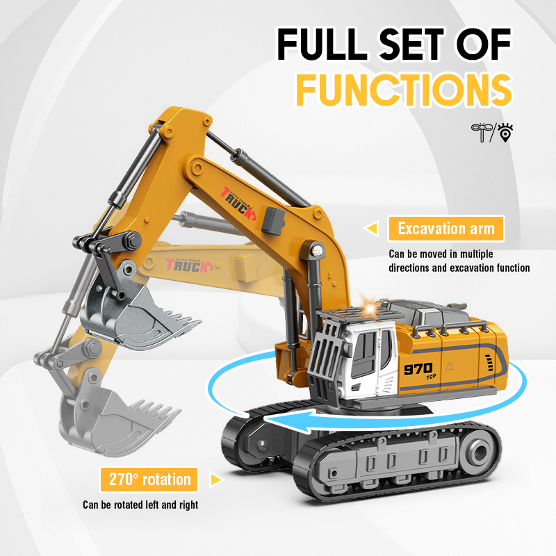 1:64 Mini RC Excavator Crawler - Rc Hobby Excavator recension och pris