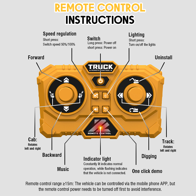 1:64 Mini RC Excavator Crawler - Rc Hobby Excavator recension och pris