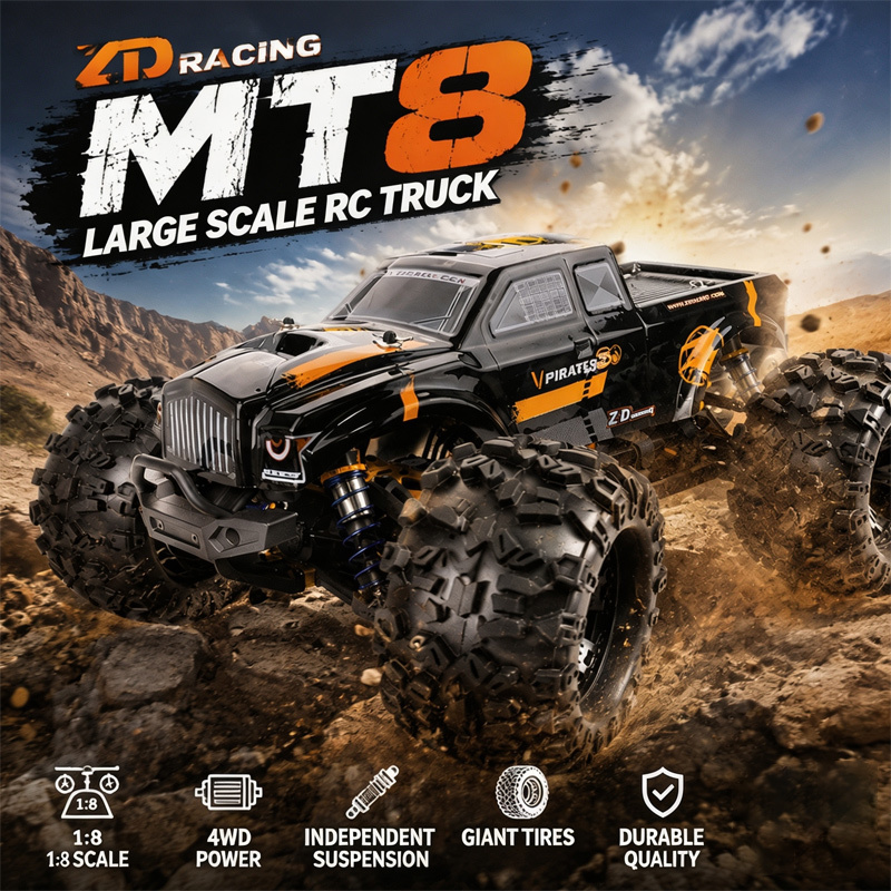 New ZD Racing MT8 RC Monster T - Rc Hobby Grade Monster Truck recension och pris