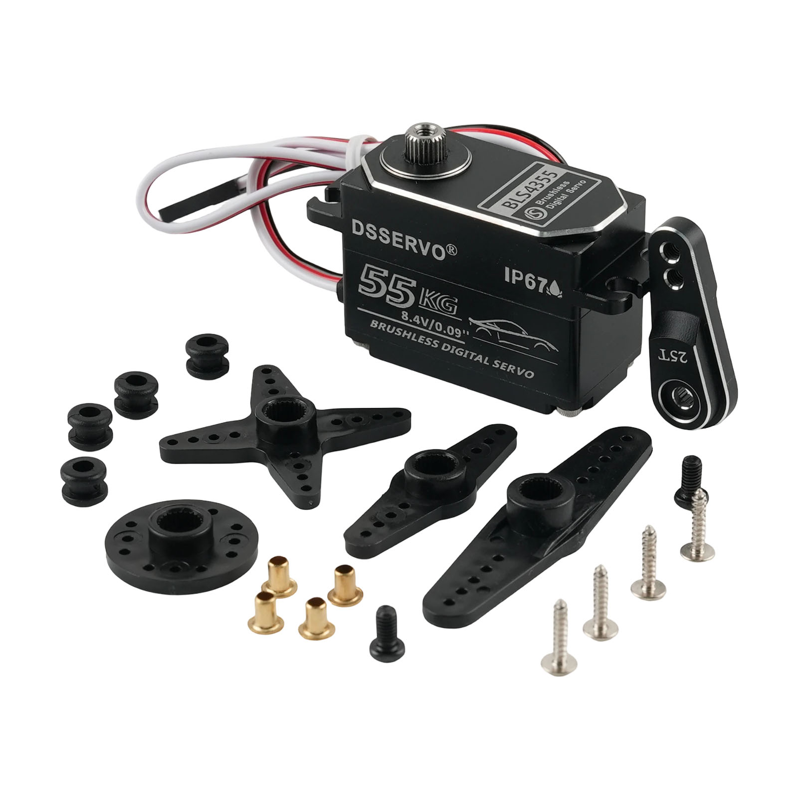 Dsservo BLS4355 55KG Low-profi - Servo Metal Gear recension och pris