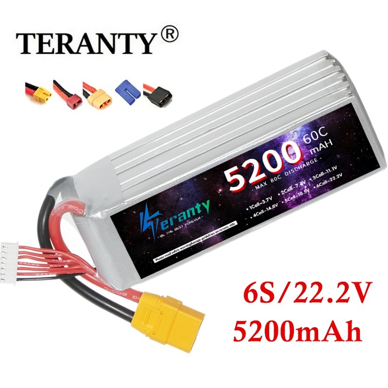 TERANTY 6S 5200mAh Lipo Batter - Rc Hobby Models recension och pris
