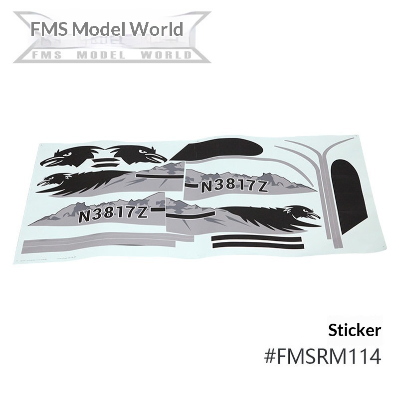 FMS RC Plane Decals For 1700mm - Rc Hobby Plane recension och pris
