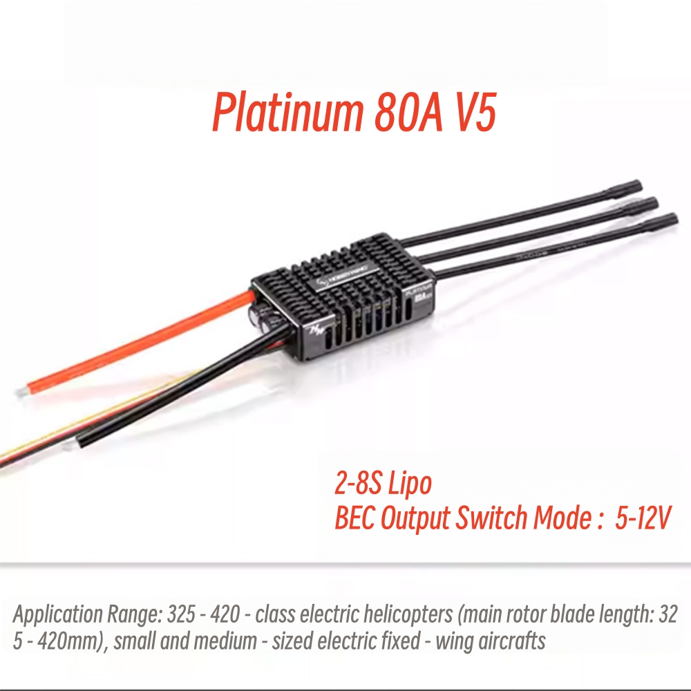 FATJAY Hobbywing Platinum 80A  - Rc Hobby Models recension och pris