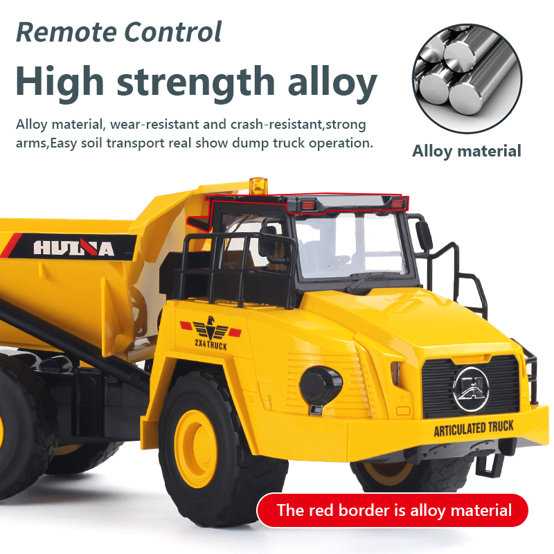 1/18 Rc Truck Dumper Huina 155 - Rc Hobby Excavator recension och pris