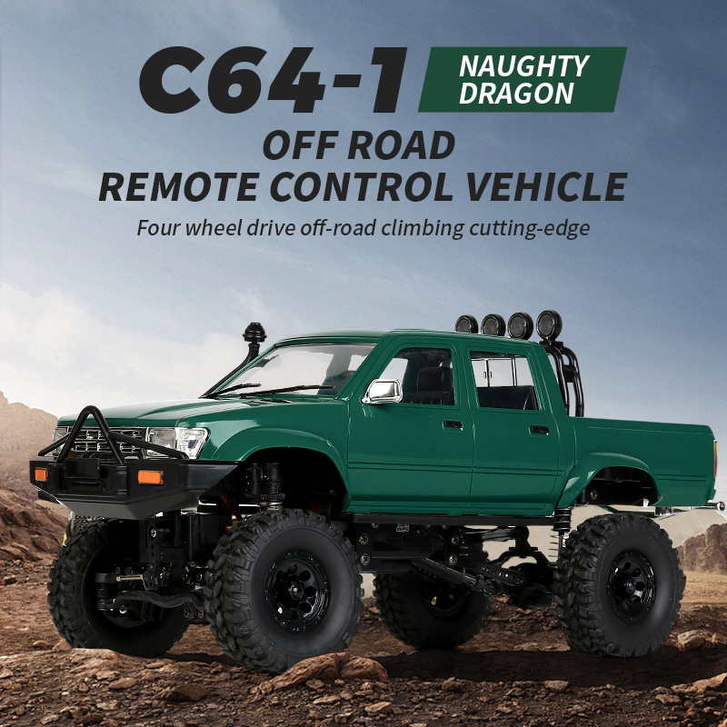 Full Scale WPL C64 4WD Climbin - Rc Hobby Grade Truck recension och pris
