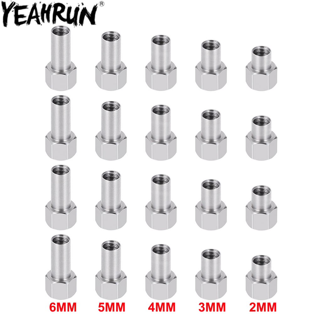 YEAHRUN 4PCS Hex Wheel Nuts Ex - Wheel Hex Adapter recension och pris