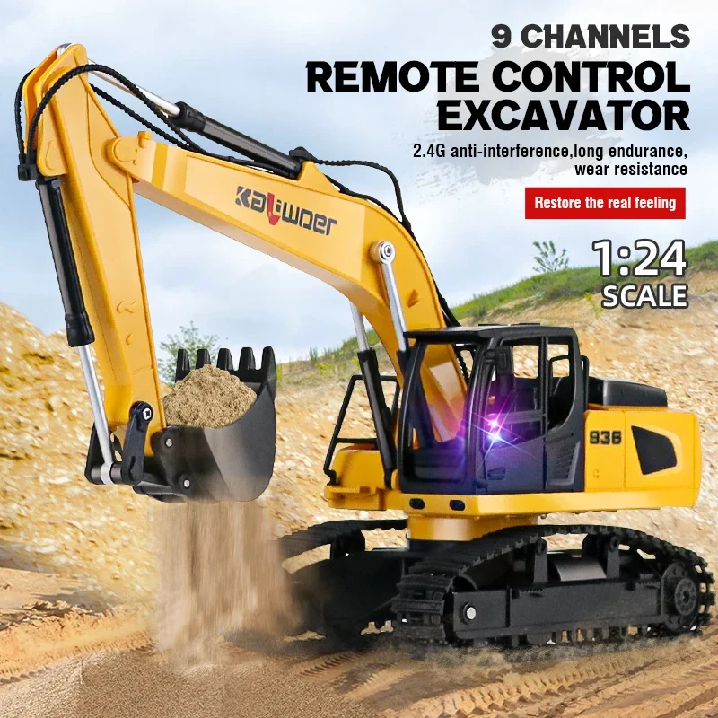 Huina Rc Excavator 1/24 9Ch Re - Rc Hobby Excavator recension och pris