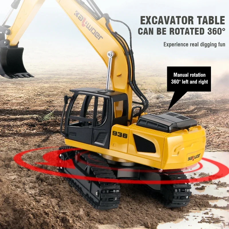 Huina Rc Excavator 1/24 9Ch Re - Rc Hobby Excavator recension och pris