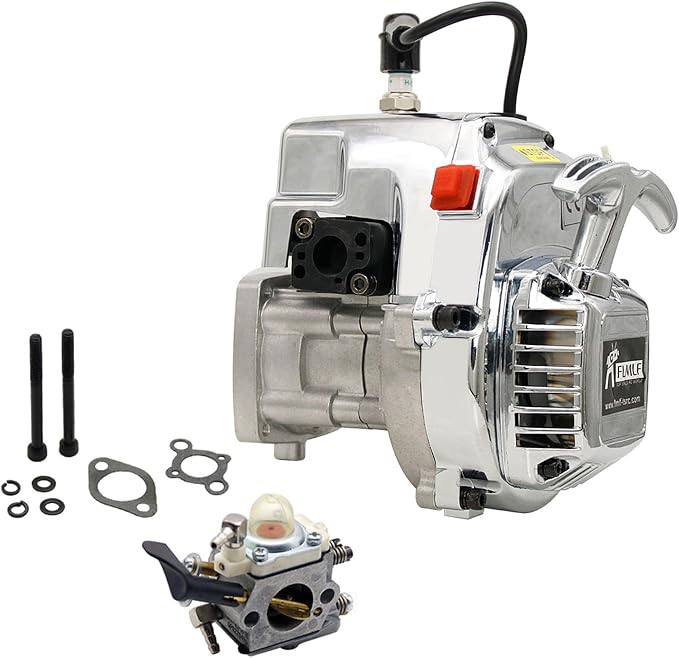 FLMLF 29CC 4 Bolt Engine Chrom - Rc Hobby Grade Truck recension och pris