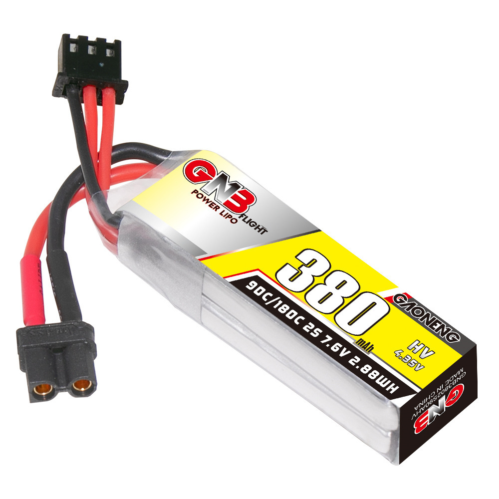 GNB 2S 7.6V 380mAh 90C/180C Li - Hobby Rc Quadcopters recension och pris