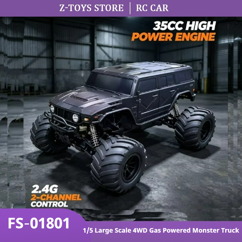 FS‑01801 1/5 Scale 4WD Gas Pow - Rc Hobby Grade Monster Truck recension och pris