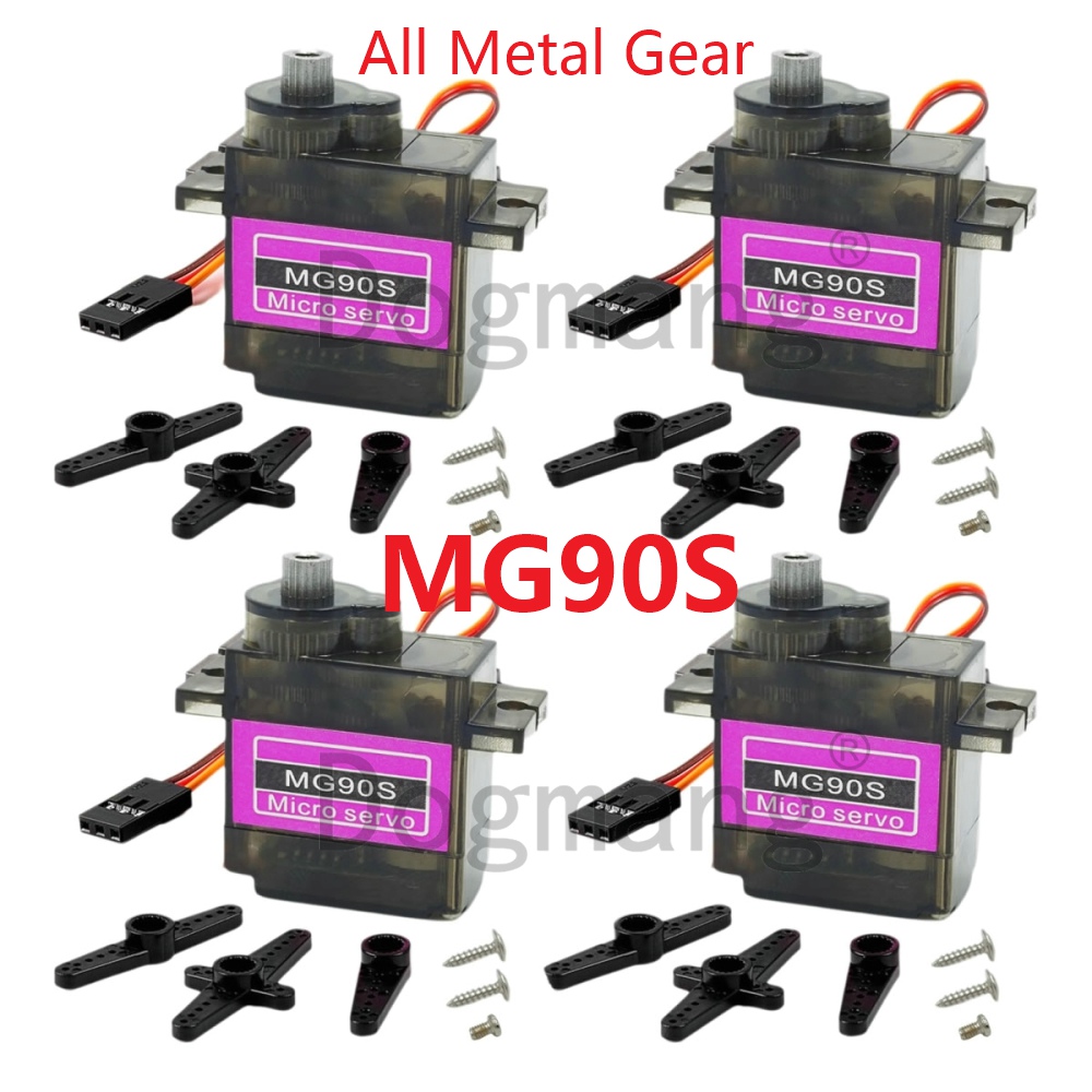 MG90S Servo 1/2/4/10/20/50 Pcs - Servo Metal Gear recension och pris