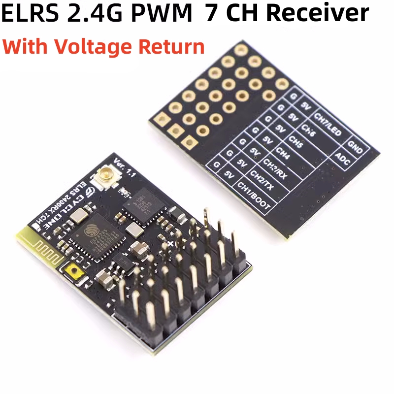ELRS 2.4G PWM 7CH 6CH CRSF Rec - Fpv Racing Quadcopter recension och pris