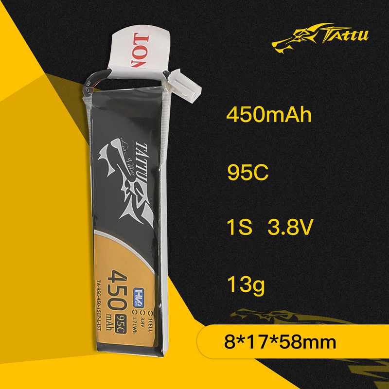 3Pcs NEW TATTU 450/500/550mAh  - Fpv Racing Quadcopter recension och pris