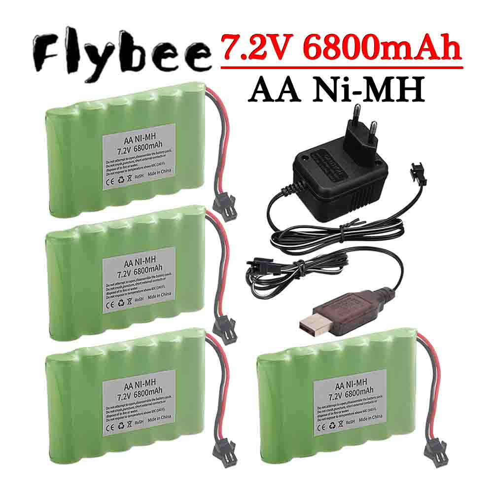 Ni-MH 7.2V 6800mAh SM Plug Bat - Rc Hobby Hub recension och pris