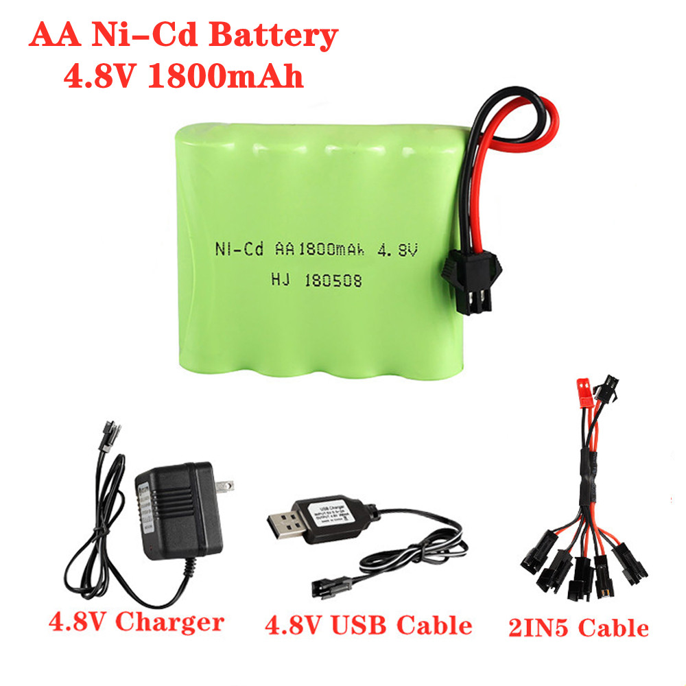 4.8V 1800mAh Ni-Cd AA Battery  - Rc Hobby Hub recension och pris